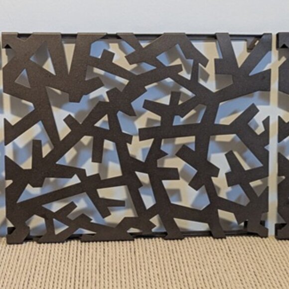 Umbra bronze wall art, three pieces - Picture 2 of 3